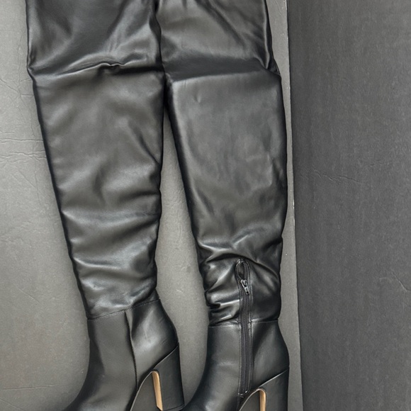 Express Black Over the Knee Boots - Picture 7 of 12